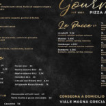 Gourmet Pizza Concept Carte
