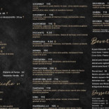 Gourmet Pizza Concept Carta
