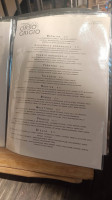 Orso Grigio menu