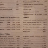 Trattoria Dalmata Trieste Carte