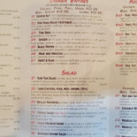Wood menu