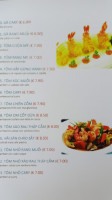Hanoi Quan menu