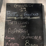 Evolution Trieste Menu