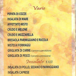 Dell'alba menu