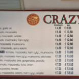 Crazy Pizza Carte