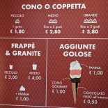 Gelateria Gallonetto menu
