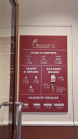 Gelateria Gallonetto menu