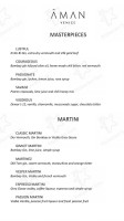 Arva At Aman Venice menu