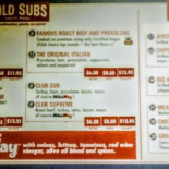 Tigella Bella menu