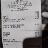 Cafè Buffet Speisekarte