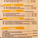 Garzadori menu