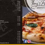 Tony's Pizza Carta