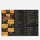 Sahir Pizza Carta