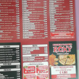Pizzeria Roxy Carta