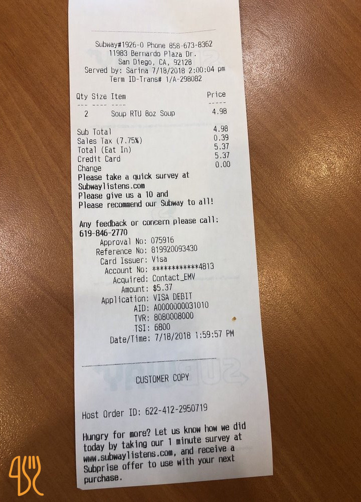 Ca' D'frara Speisekarte