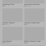 Commercial Packing Carte
