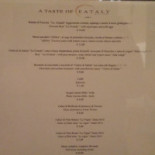 Assaggi By Eataly Carte