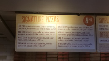 Ostriche E Vino menu