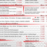 Meno Uno Cafe Speisekarte