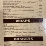 Restaurace Na Čtyřce menu