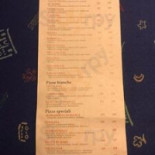 Kaffebaren menu