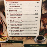 Tigella Bella menu