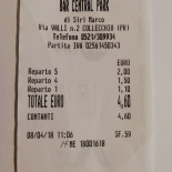 Central Park menu