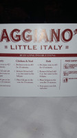 Agriturismo La Favorita menu