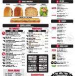 Arnold's Pizza Co. Carte