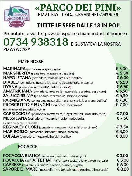 Parco Dei Pini Carte