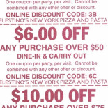 Paradiso menu