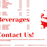 The Eight Horses Pub Carte