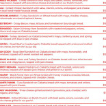 The Eight Horses Pub Carte