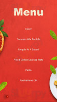 Bacchixeddu menu
