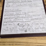 Le Lanterne menu