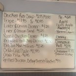 Marrakech Menu
