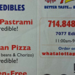 Pizzeria Sprint Carte
