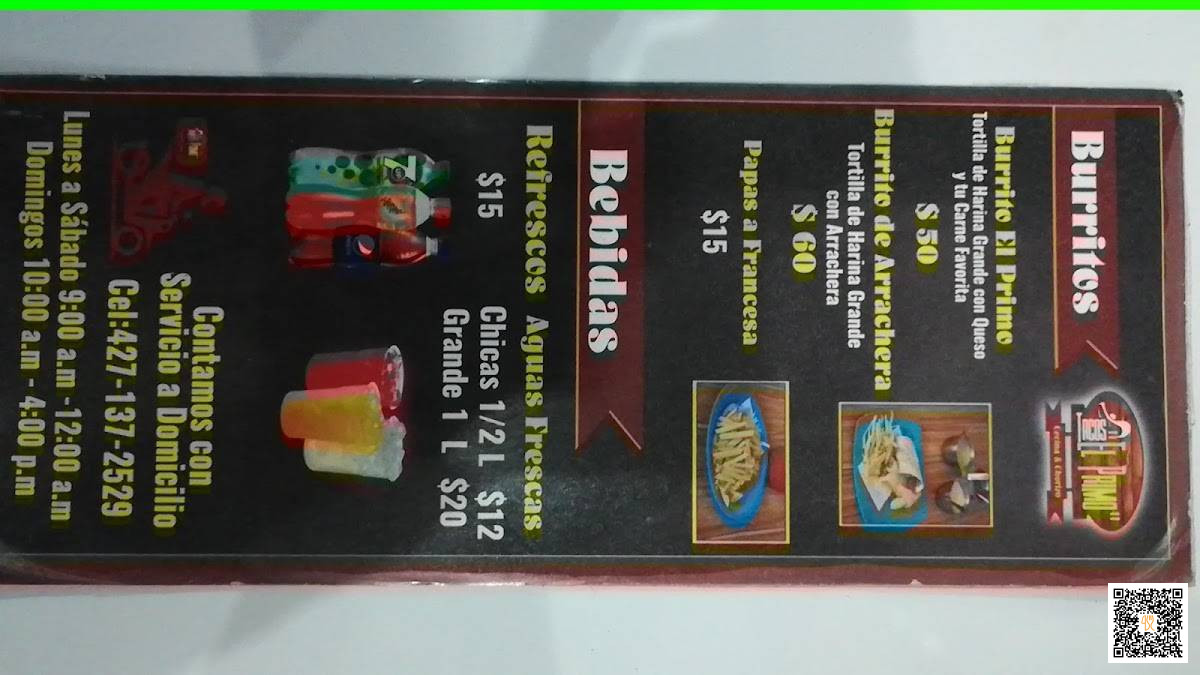 Meridione Bistrot Carte