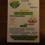 Locanda Del Rebecco Carte