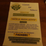 Locanda Del Rebecco Carte