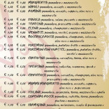Fantasia Di Pizza menu