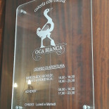 Oca Bianca Menu