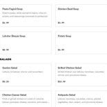 L'oasi Dei Sapori menu