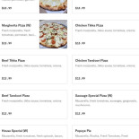 L'arena Degli Artisti menu