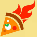 Hot Pizza Logo