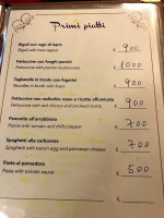 Trattoria Rosa Di Bonifacio Gabriele menu