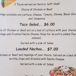 S'ortale Menu