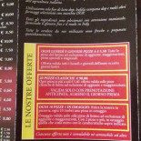 Lady Pizza menu