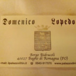 Il Palazzo Di Ridracoli menu