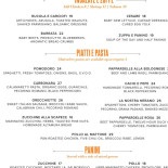 Luppolo Station Menu